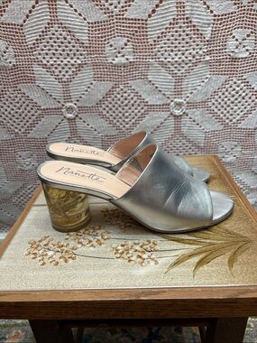 Nanette Lepore Metallic Mule Heels
Women’s Size 9M